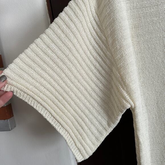 RUS the Brand | Jisho Polo Sweater Oversized  | Eggshell | Size Small - Picture 4 of 6